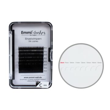 Emmi®-Lashes Silk Lashes individual lashes C-Curl 0.10mm