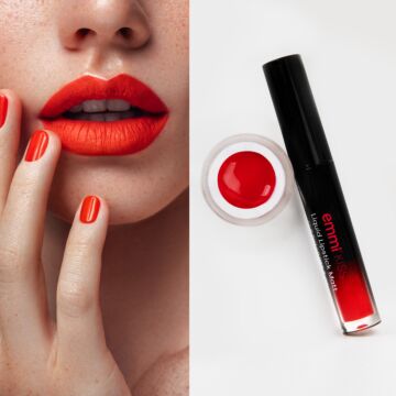 Color gel + lipstick "Emmi Red"