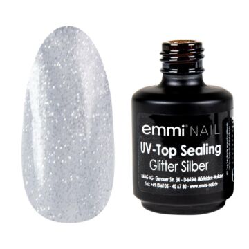 Emmi-Nail UV/LED-Top Sealing Glitter *silver* 14ml