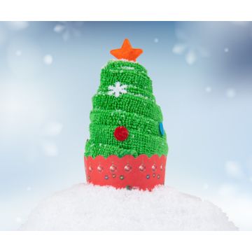 Christmas tree cotton towel