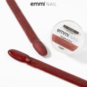 Emmi-Nail Glitter Gel Magical Red -F441-