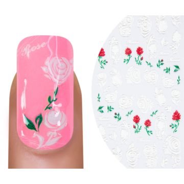 Emmi-Nail 5D Art Nail Sticker Romantic Rose