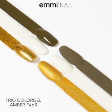 Emmi-Nail Creamy-ColorGel Mini Set of 3 "Amber" -F463-