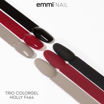 Emmi-Nail Creamy-ColorGel Mini Set of 3 "Holly" -F464-