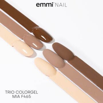 Emmi-Nail Creamy-ColorGel Mini Set of 3 "Mia" -F465-