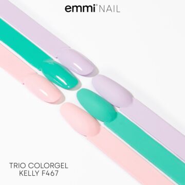 Emmi-Nail Creamy-ColorGel Mini Set of 3 "Kelly" -F467-