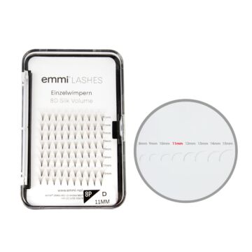 Emmi®-Lashes Silk VOLUME- Lashes individual lashes 11mm 8D 0.05mm