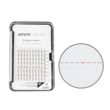 Emmi®-Lashes Silk VOLUME- Lashes single lashes 12mm 8D 0.05mm