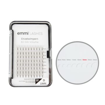 Emmi®-Lashes Silk VOLUME- Lashes single lashes 13mm 8D 0.05mm