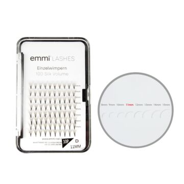 Emmi®-Lashes Silk VOLUME- Lashes single lashes 11mm 10D 0.05mm