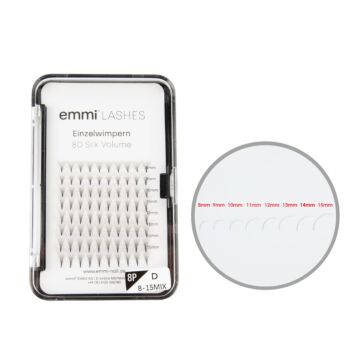 Emmi®-Lashes Silk VOLUME- Lashes Mixbox 8-15mm 8D 0.05mm