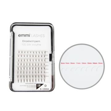 Emmi®-Lashes Silk VOLUME- Lashes Mixbox 8-15mm 10D 0.05mm