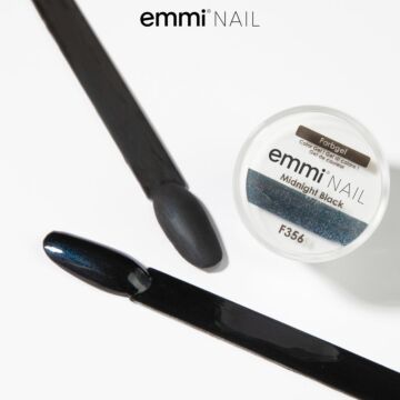 Emmi-Nail Color Gel Midnight Black 5ml -F356- 