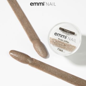 Emmi-Nail Color Gel Nude Glitter 5ml -F366-