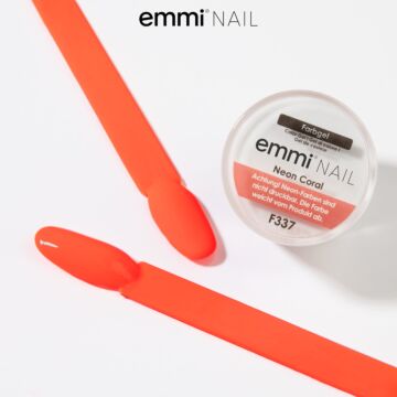 Emmi-Nail Color Gel Neon Coral 5ml -F337-