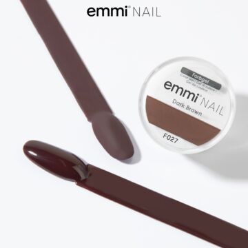 Emmi-Nail Color Gel Dark Brown 5ml -F027-