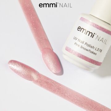 Emmi Shellac UV/LED lacquer Pink Snowflakes -L378