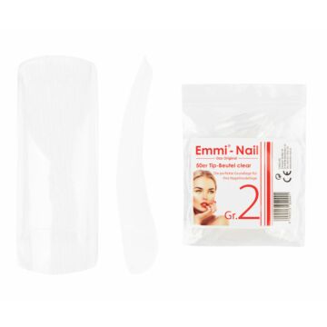 50 clear tip bag size 2