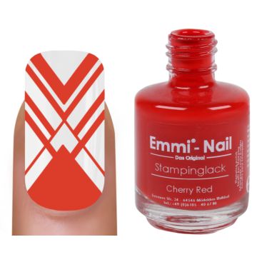 Stamping varnish "cherry red" 15ml
