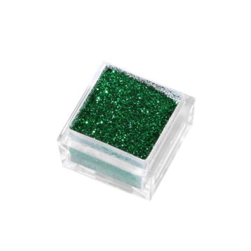 Glitter powder green