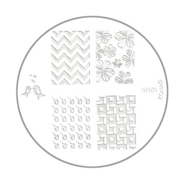 Konad stencil M101 