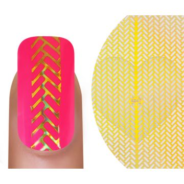 Emmi-Nail Effect Nail Art Stencil K047