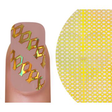 Emmi-Nail Effect Nail Art Stencil K067