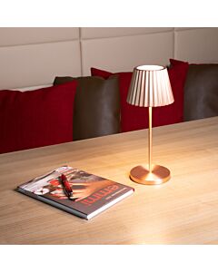 emmi table lamp rose gold