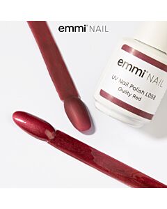 Emmi Shellac UV/LED lacquer Guilty Red -L058-